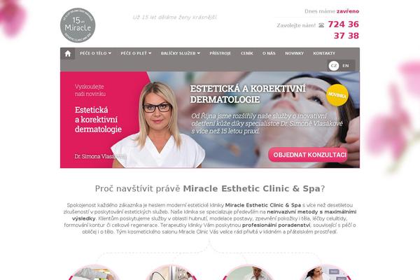 Miracle theme site design template sample