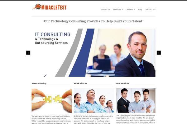 miracletest.com site used Workz