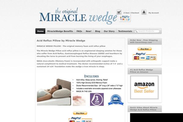 Mio theme site design template sample