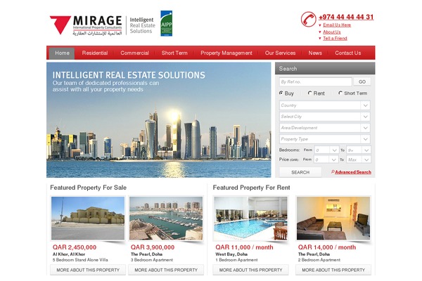 RealEstate theme site design template sample