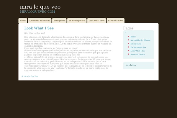 miraloqueveo.com site used Bluebrown