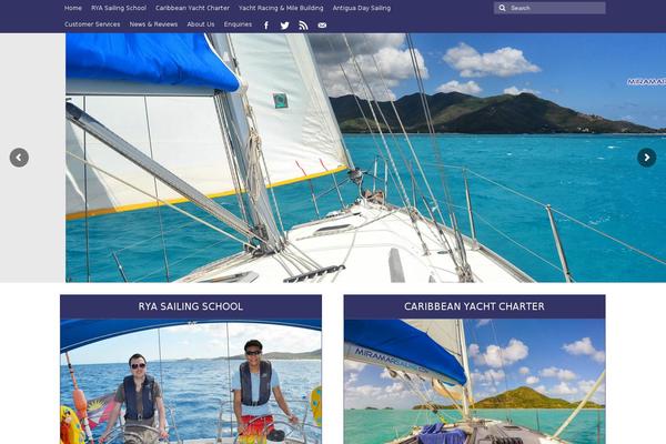 Single theme site design template sample