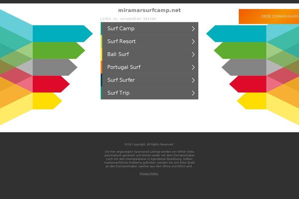 Miramar theme site design template sample