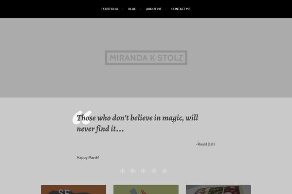 Argent theme site design template sample