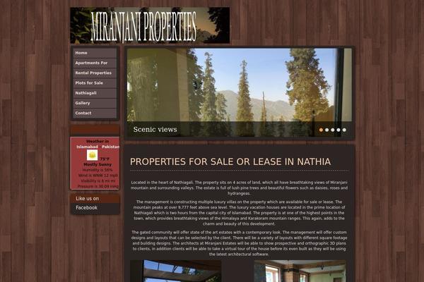 Mountaincreek theme site design template sample