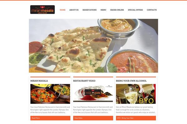 BBQ theme site design template sample