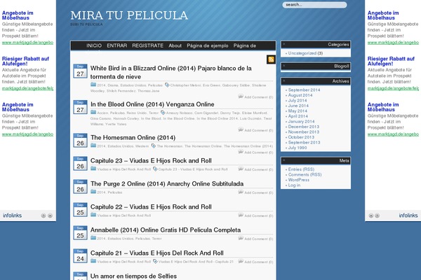 Cinedoblefree theme site design template sample