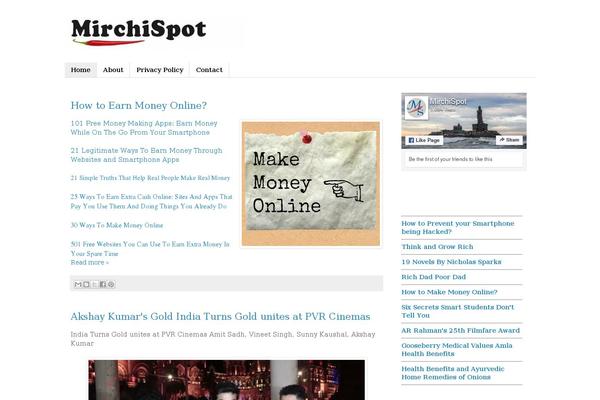 mirchispot.com site used Wpnews