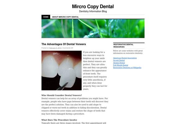 Coraline theme site design template sample