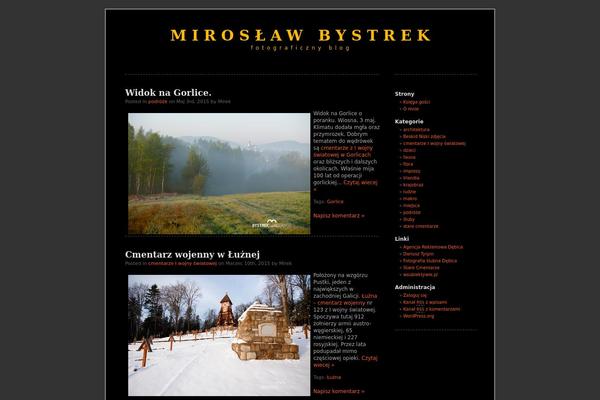 mirekbystrek.com site used Black-LetterHead