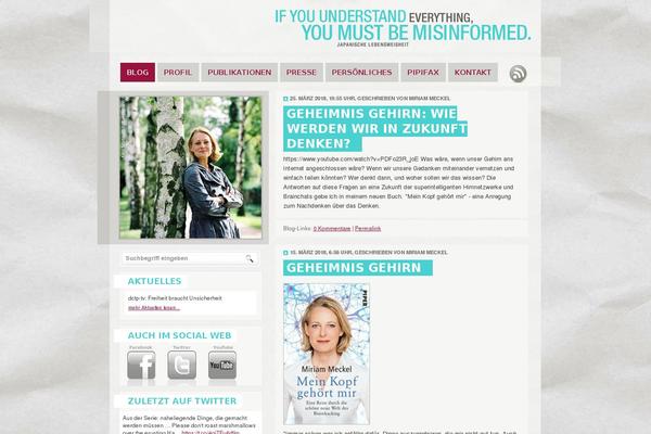 Site using Sociable plugin