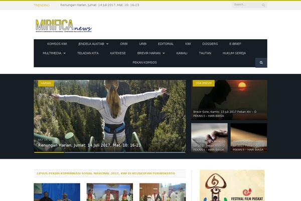 NewsMag theme site design template sample