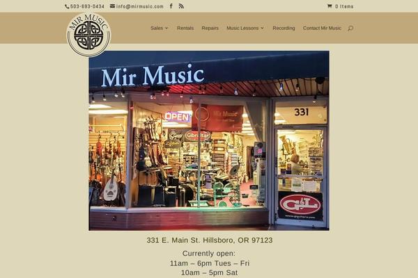 Site using Divi-bars plugin