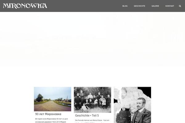 Site using Posts for Page plugin