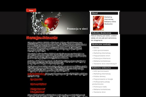 miros.pl site used Strawberry Blend