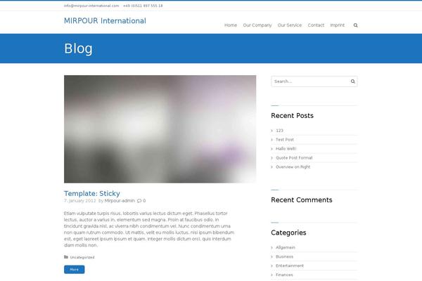 Site using Aesop Story Engine plugin