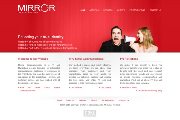Mc theme site design template sample