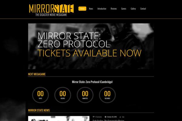 Vibration theme site design template sample