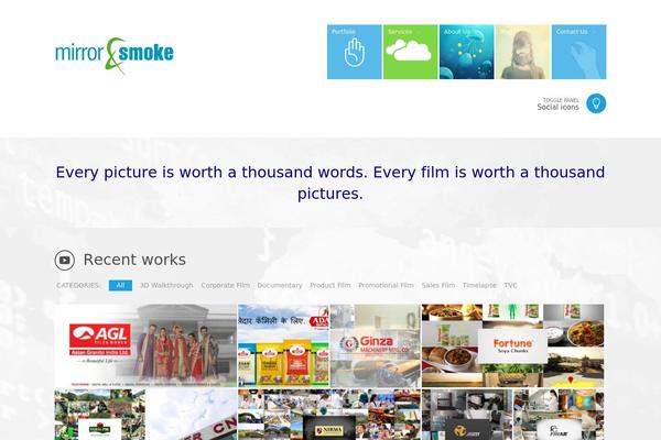 Site using Crumina-page-slider plugin