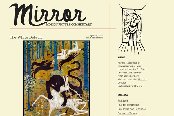 mirrorfilm.org site used Charlene