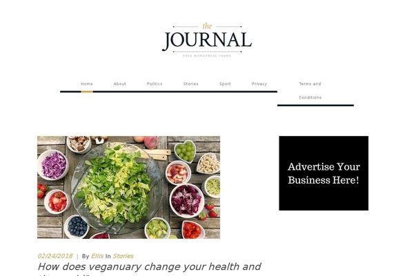 PRESSO theme site design template sample