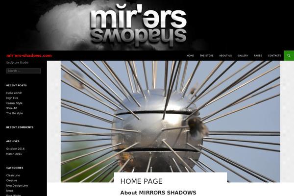 Twenty Fourteen theme site design template sample