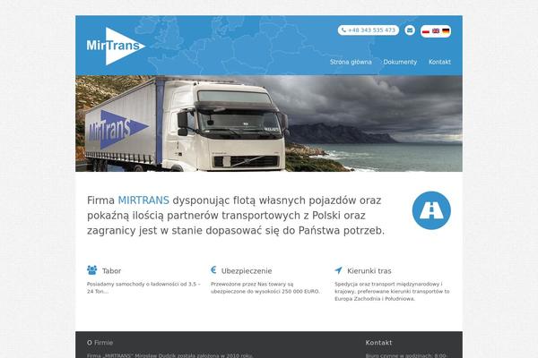 Stack theme site design template sample