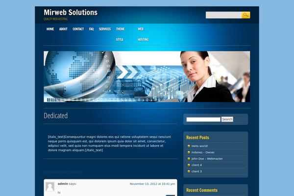 Online Marketer theme site design template sample
