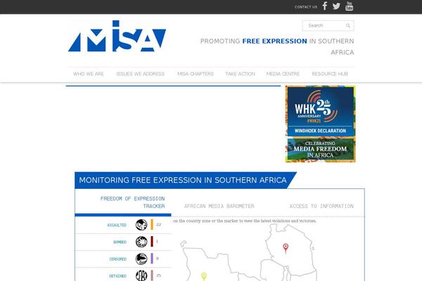 Site using Sassy Social Share plugin