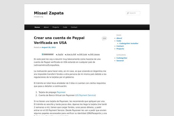 Site using Google Analyticator plugin