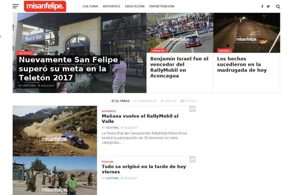 Click-mag theme site design template sample
