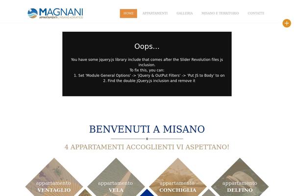 misanoappartamenti.it site used Hotelia