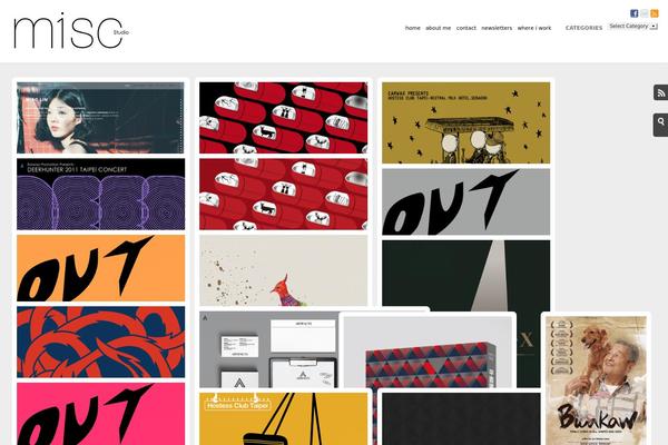 Foliogridpro theme site design template sample