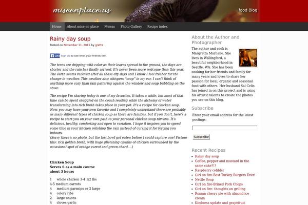 Matisse theme site design template sample