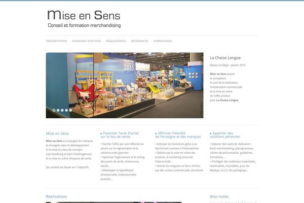 Clarity theme site design template sample