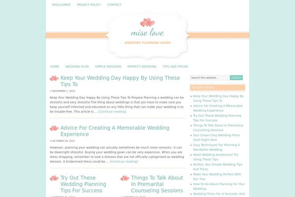 Pretty theme site design template sample
