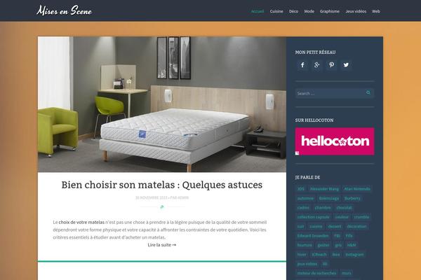 Story theme site design template sample