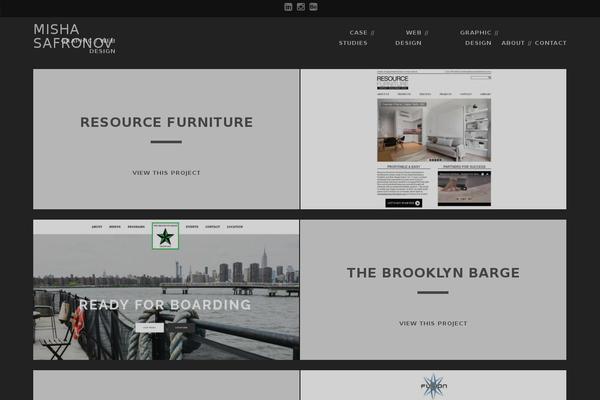 Tracks theme site design template sample