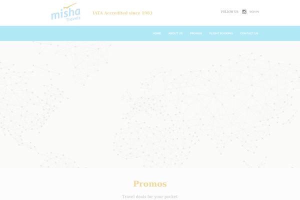 GoTravel theme site design template sample