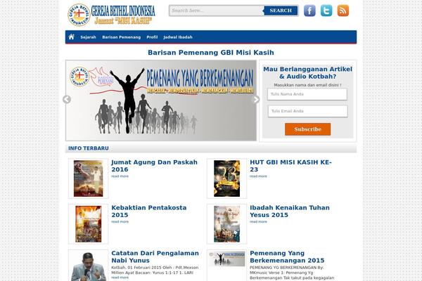 Bisnis theme site design template sample