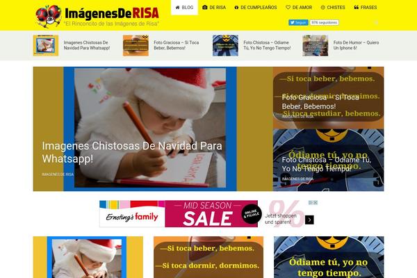 Pinstagram theme site design template sample