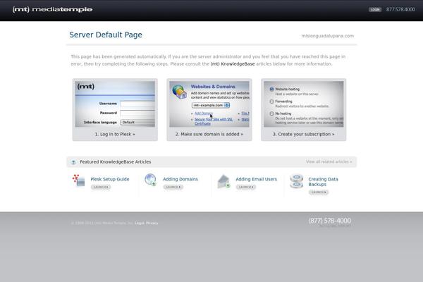 Default theme site design template sample