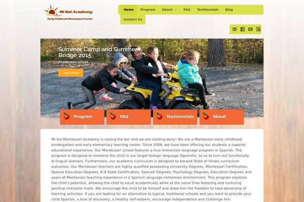 Pekaboo theme site design template sample