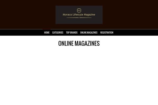 Venus theme site design template sample