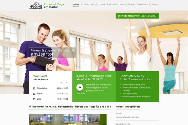 GymBase theme site design template sample