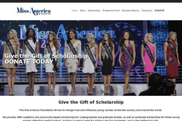 missamericafoundation.org site used Charity-life-wpl
