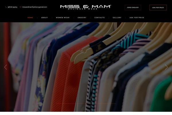 Petermason theme site design template sample