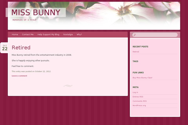 Bouquet theme site design template sample