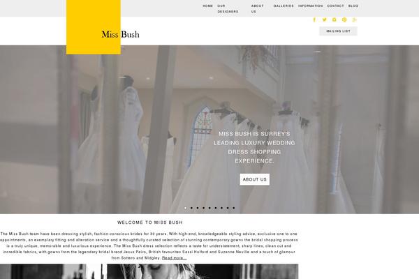 missbush.co.uk site used Miss-bush