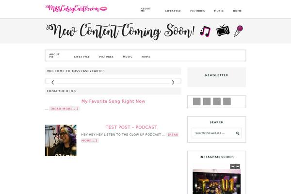 Genesis theme site design template sample